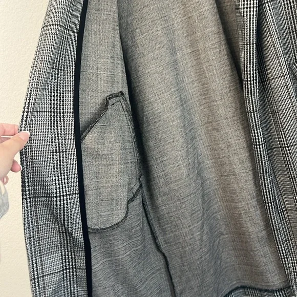 MELLODAY Gray Plaid Blazer - Womens L - Picture 5 of 7